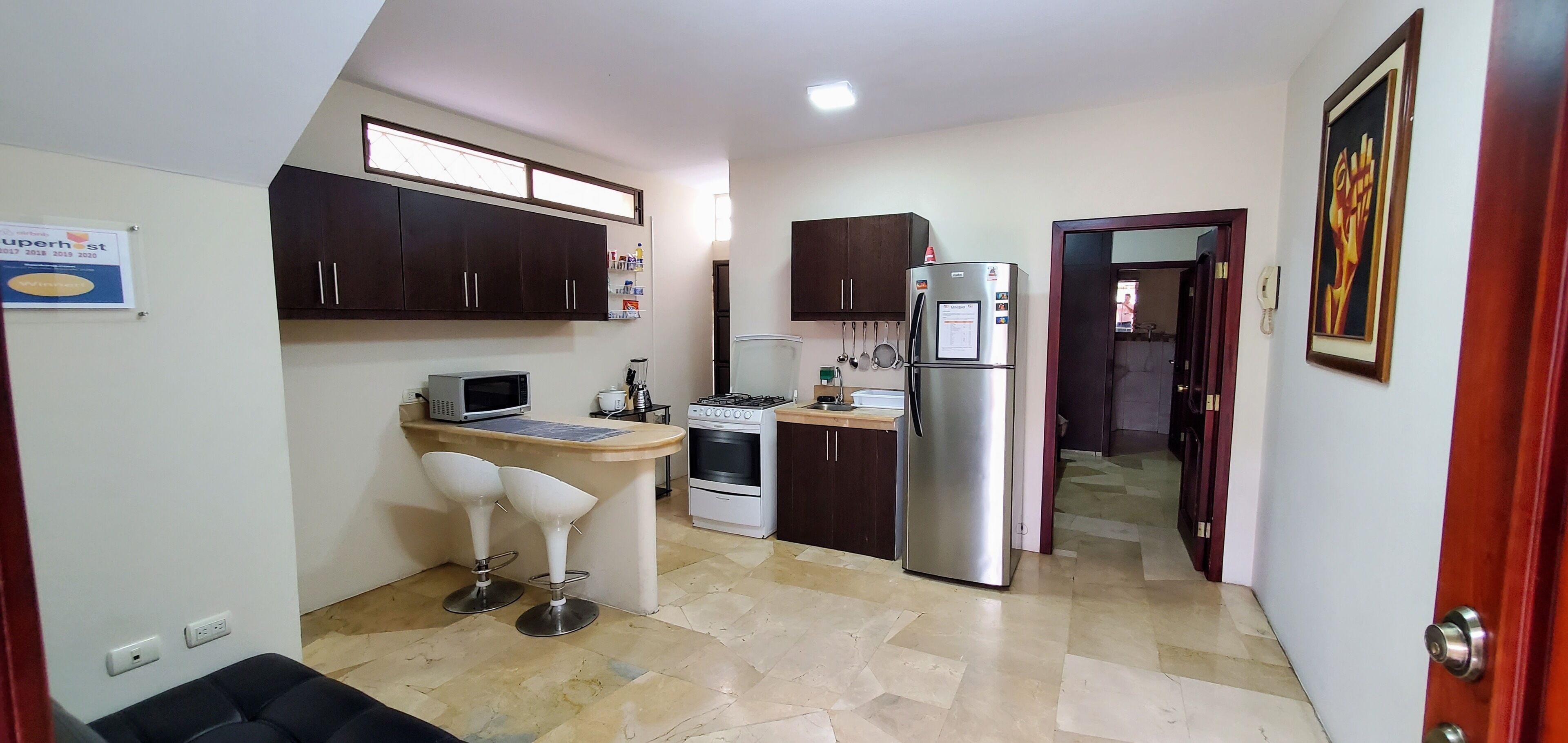 Comfort Apartment, 1 Bedroom | Living area | 32-inch flat-screen TV with cable channels, TV, Netflix
