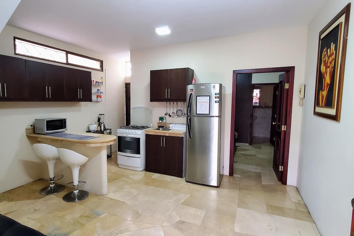 Comfort Apartment, 1 Bedroom | Living area | 32-inch flat-screen TV with cable channels, TV, Netflix