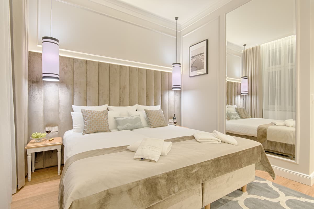 Studio, 1 Tempat Tidur Double atau 2 Tempat Tidur Twin | 1 kamar tidur, seprai premium, kedap suara, dan setrika/meja setrika