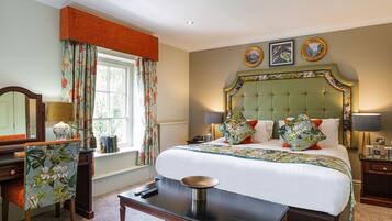 Superior Family Room | Premium bedding, desk, blackout curtains, iron/ironing board