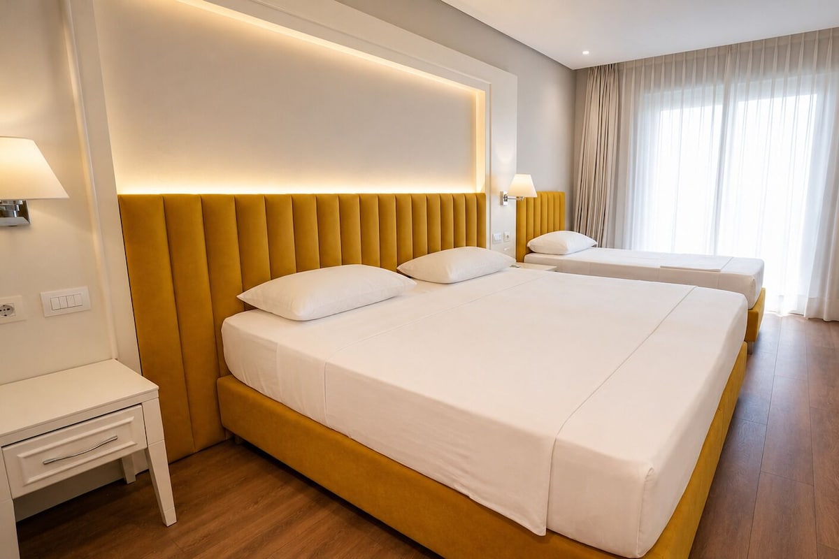 Standard Room (Land View) | In-room safe, desk, laptop workspace, soundproofing