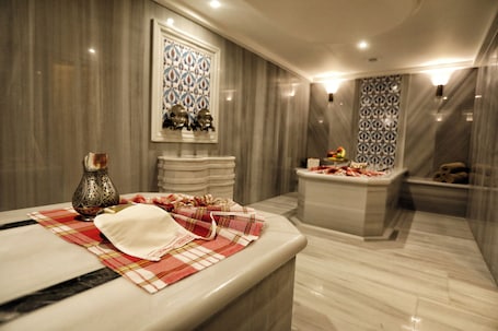 Baño turco/hammam, tratamientos corporales, masajes tailandeses