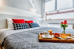 Apartment | 1 Schlafzimmer, hochwertige Bettwaren, Verdunkelungsvorhänge