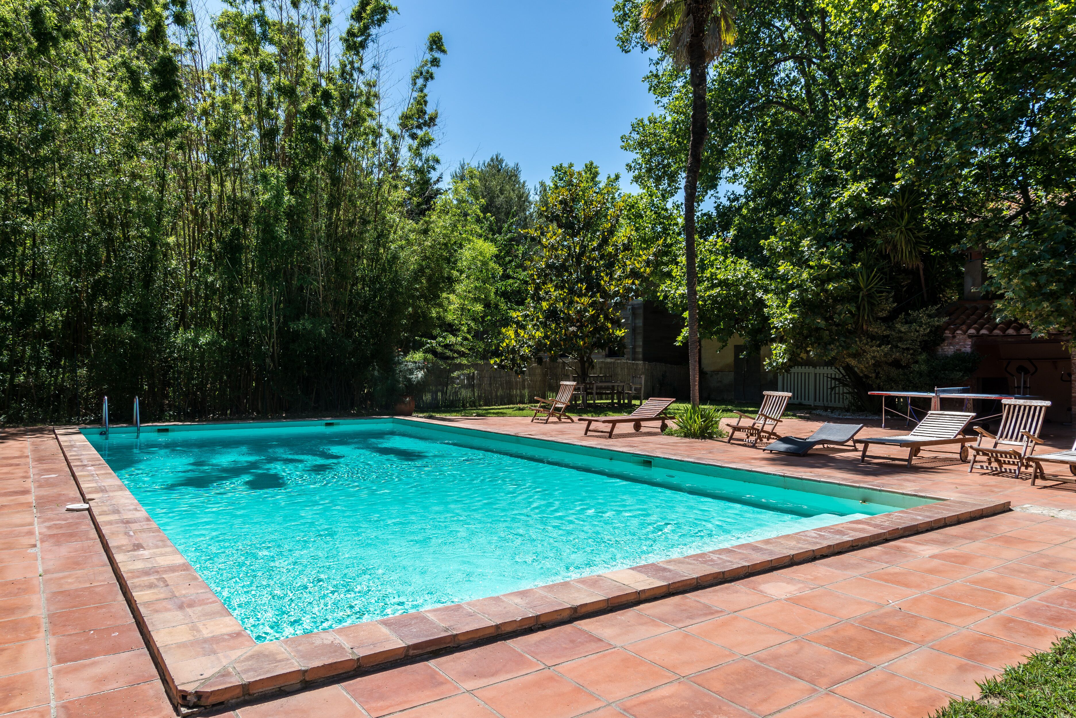 Seasonal outdoor pool