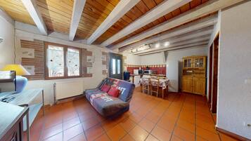 Cottage, bagno privato (écurie 3) | Area soggiorno | Tavolo da ping pong