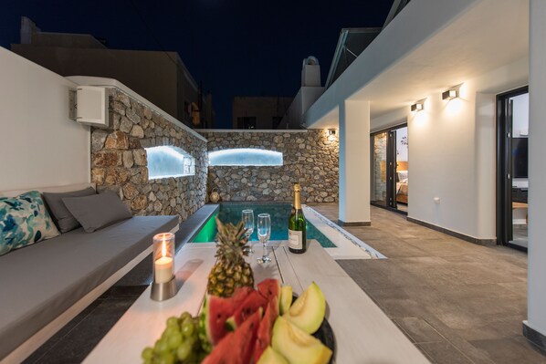 Traditional Villa, 1 Bedroom | Terrace/patio - Aurum Eco Villa (Santorini)