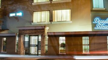 Front of property - evening/night