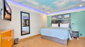 Desk, iron/ironing board, free WiFi, bed sheets