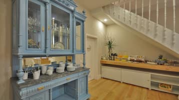 Daily buffet breakfast (EUR 14 per person)