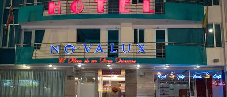 Voorkant van accommodatie