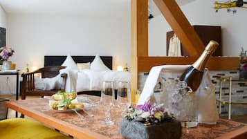 Comfort-Apartment | Wohnbereich | Flachbildfernseher