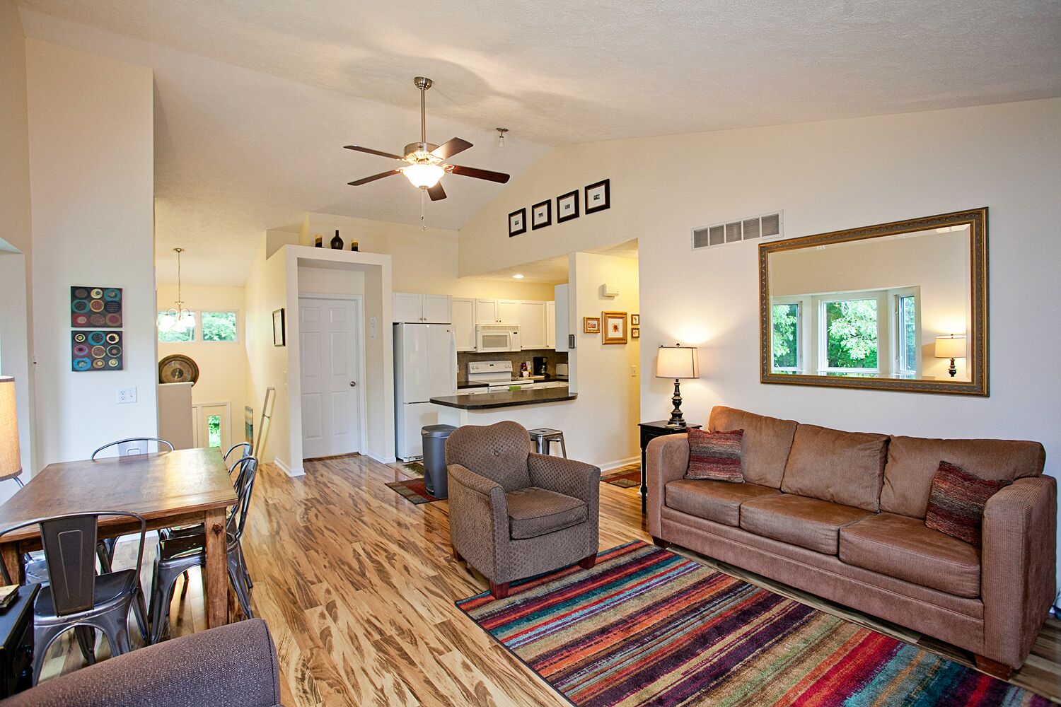 Living Room, Upper Level Peterson Creek Retreat