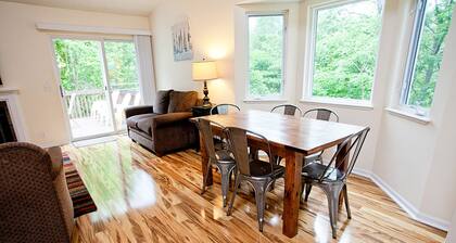 Suuri Saugatuck-huoneisto, metsäinen karja, katedraalin katot, EI PUHDISMAKSUT