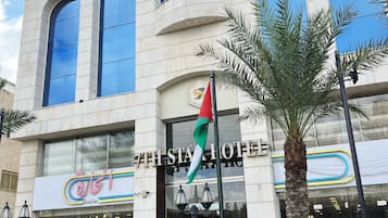 Majoituspaikan julkisivu