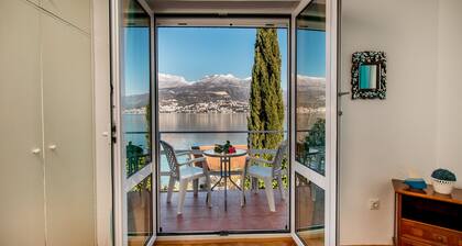 Beautiful shoreline holiday home with private mooring, Njivice, Montenegro