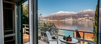 Beautiful shoreline holiday home with private mooring, Njivice, Montenegro