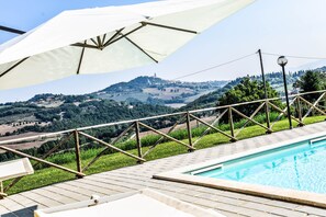 Outdoor pool - House with private pool, large garden at 6km from Todi. Panoramic views!!! (Todi)