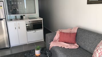 City Apartment, 2 Bedrooms, Balcony, Harbor View | Living area | LED TV