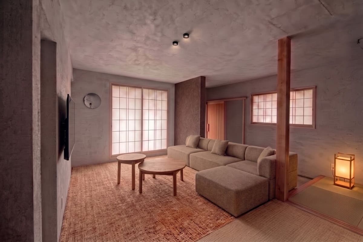 Habitación (Hanare) | Espacio para trabajar con un portátil y wifi gratis