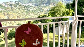 Luxury Tent, 1 Double Bed | Balcony view