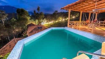 Two Bedroom Valley View Suite Villa with Private Pool with Jacuzzi | Private pool