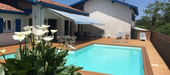 Bidart near biarritz villa for 15 people 400m from the beach