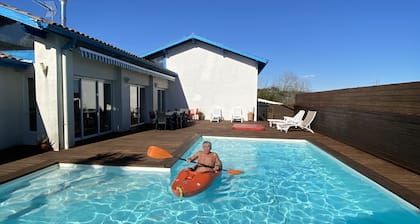 Bidart cerca de la villa biarritz 12 personas a 400 m de la playa