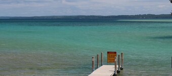 A pie de la playa / del banco de arena en menos de 3 minutos !!