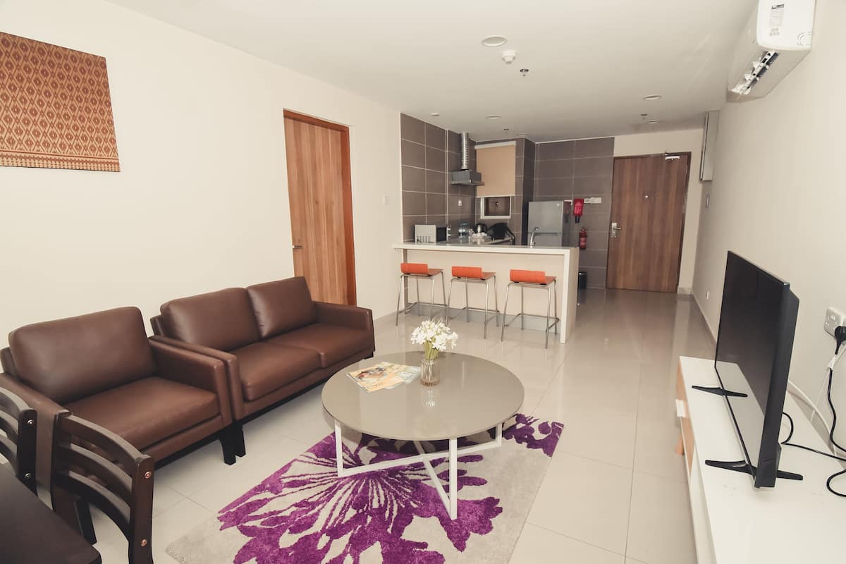 apartment, 1 bedroom | 1 bedroom, in-room safe, desk, iron/ironing board