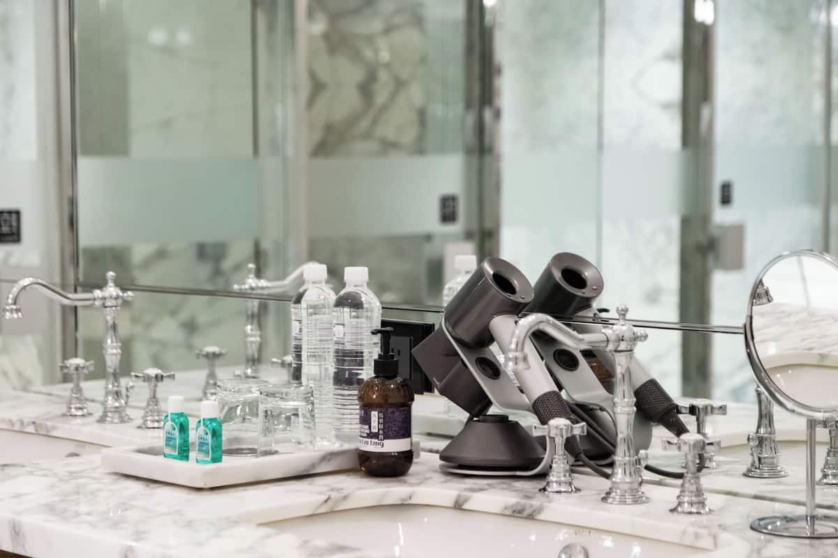 vip suite  | bathroom | separate bathtub and shower, rainfall showerhead, hair dryer, slippers