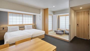 Couette en duvet d'oie, coffres-forts dans les chambres, bureau