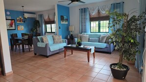 Smart TV, video games, music library, video library - VillaNicky Rincon, PR 2,800 Sqft Beach Front Oasis  (Rincon)