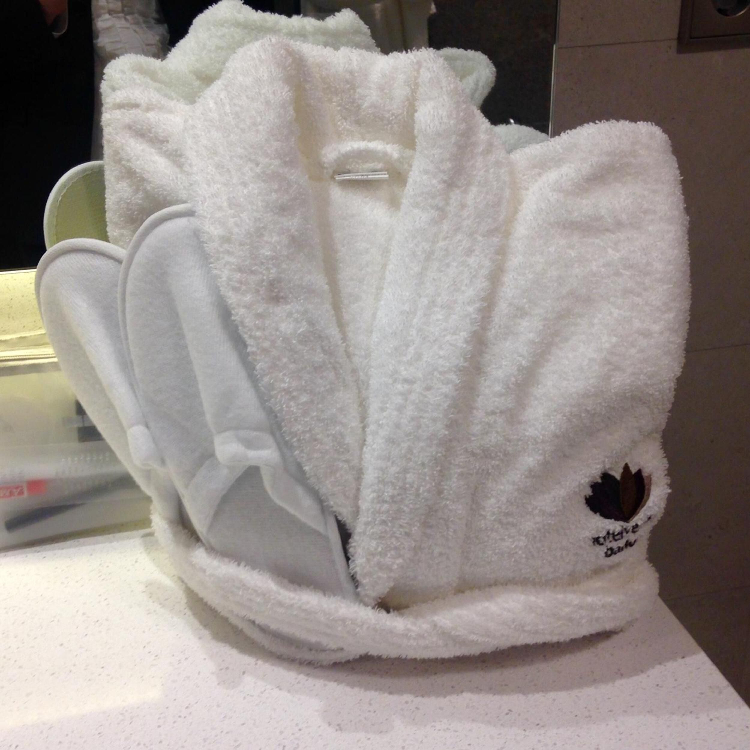 free toiletries, hair dryer, towels