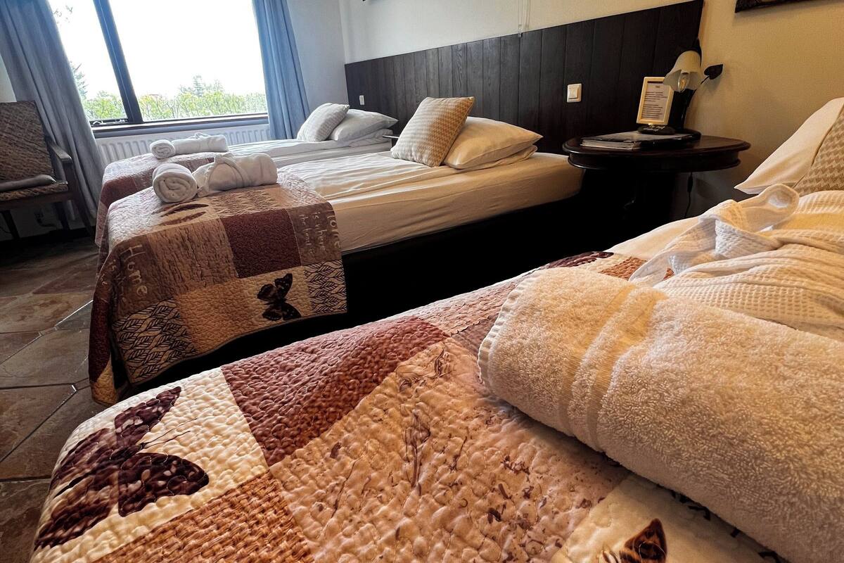 standard triple room, private bathroom | 1 bedroom, blackout curtains, soundproofing, free wifi