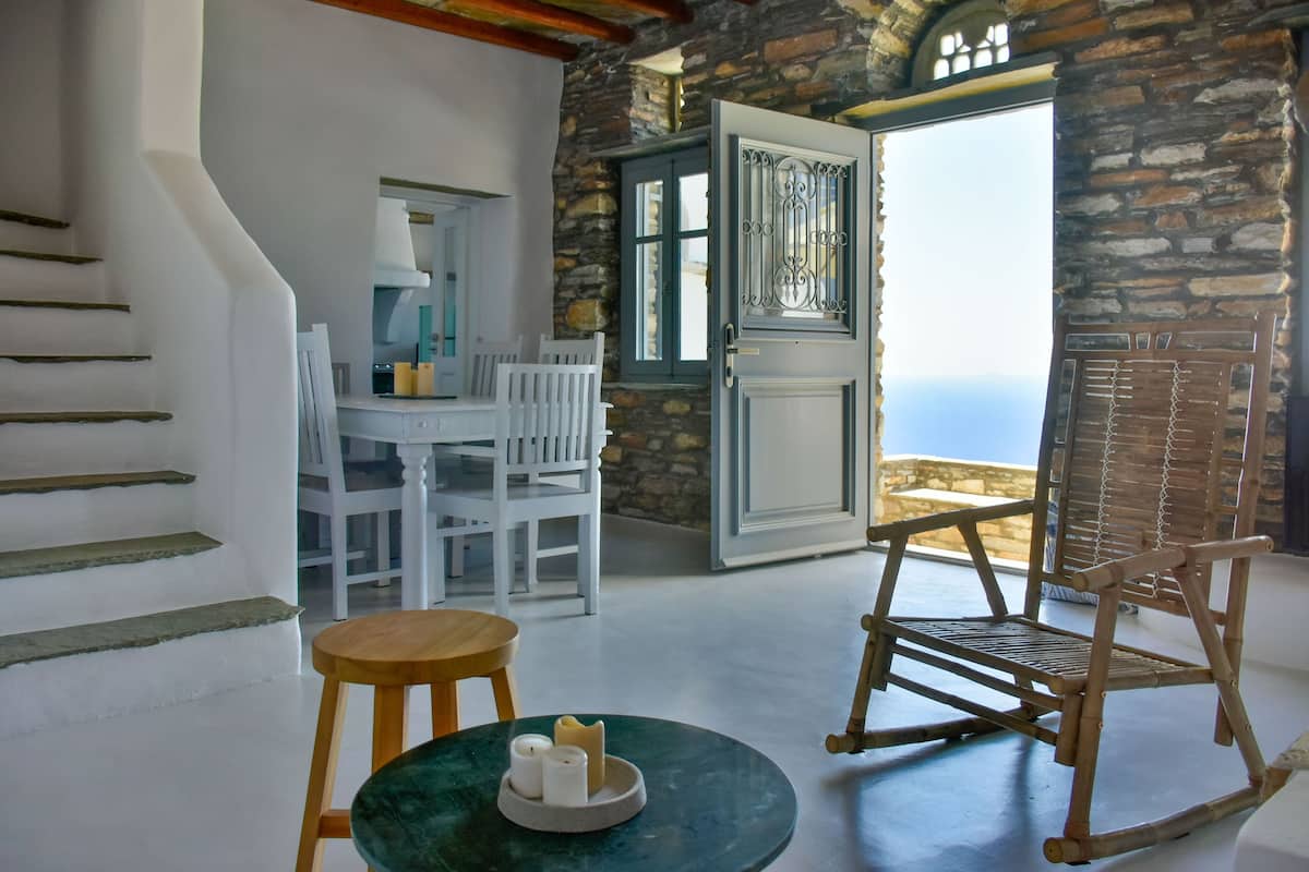 Two Bedroom Traditional House Sea View | Living area | Smart TV, Netflix, streaming services