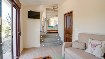 Habitación doble, 1 cama de matrimonio grande (Es Vedra) | Ropa de cama de alta calidad, caja fuerte, decoración individual
