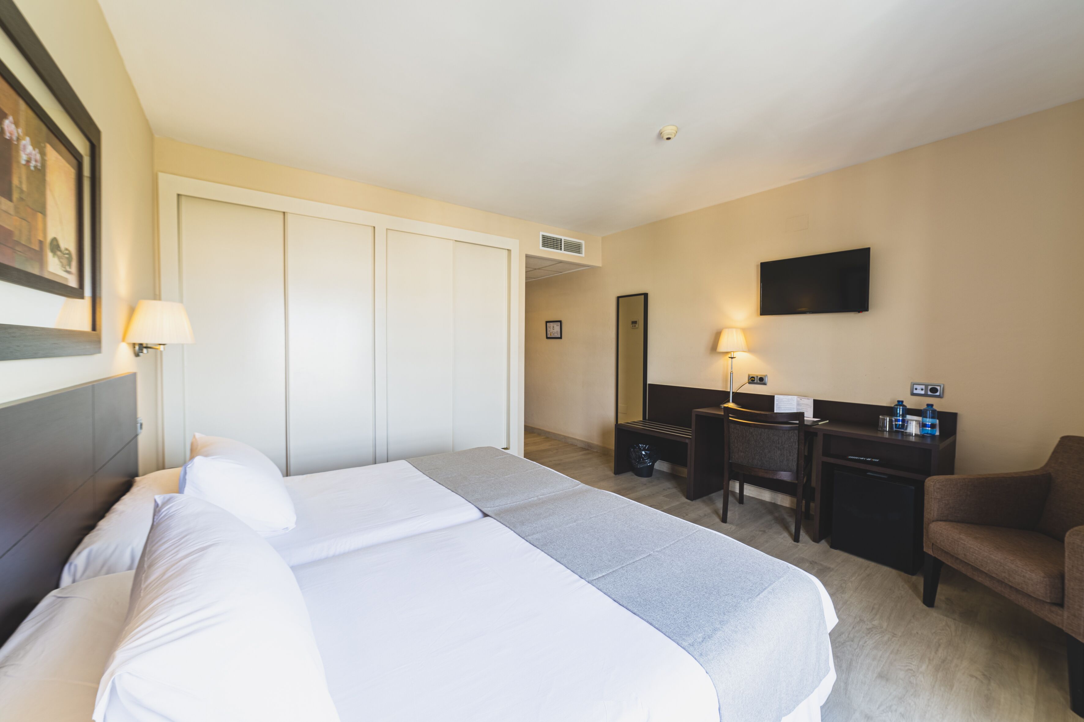 minibar, in-room safe, desk, iron/ironing board