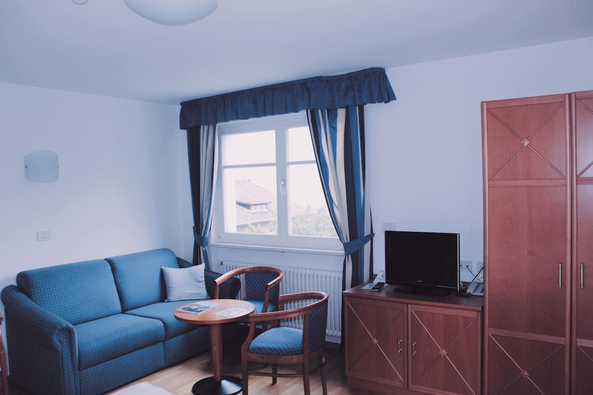 double room | living room | 32-inch flat-screen tv with cable channels, tv