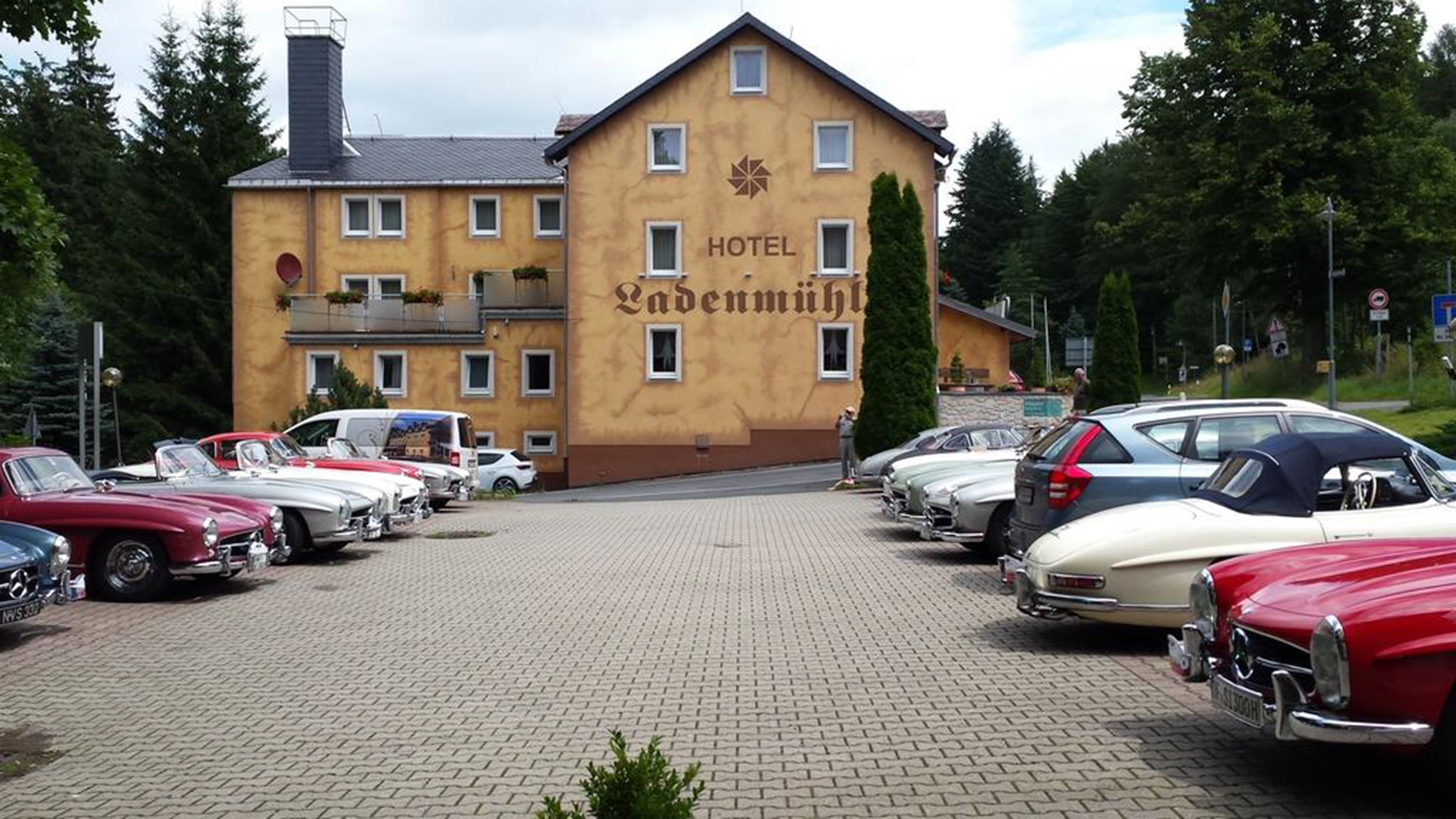 Blick von der Unterkunft