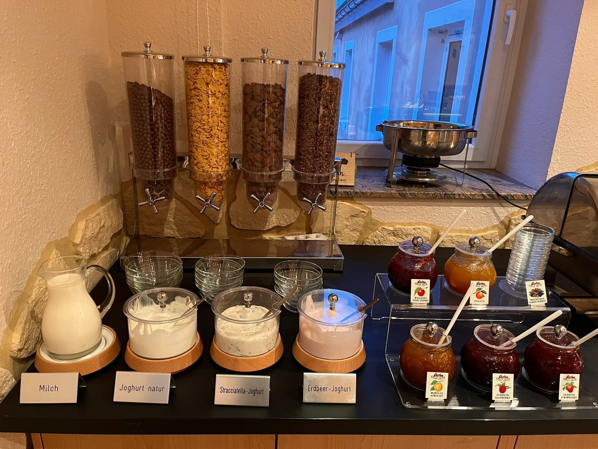 Desayuno estilo bufé