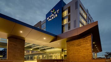 Front of property – evening/night