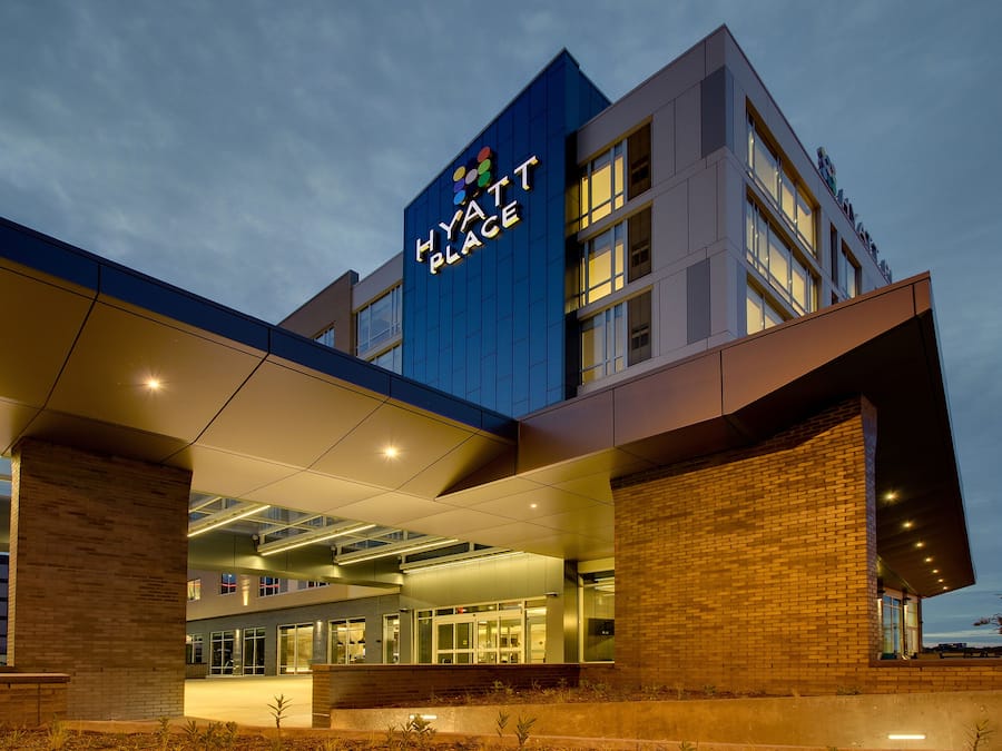 Front of property - evening/night