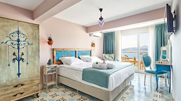 Chambre Double Deluxe, 1 grand lit, vue mer | Vue de la chambre