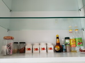 Casa | Cozinha americana privada | Geladeira, micro-ondas