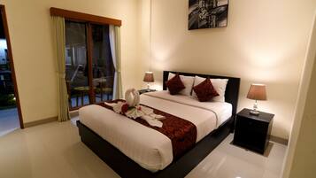 Superior Double or Twin Room, Balcony, Pool View | Individually decorated, individually furnished, free WiFi, bed sheets