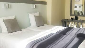 Quarto casal ou duplo conforto | 1 quarto, roupas de cama premium, cortinas blackout