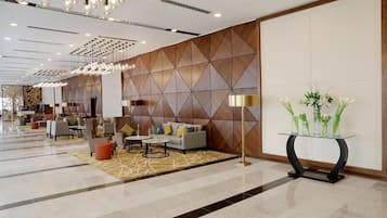 Sitteområde i lobbyen