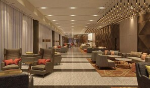 Sala de estar en el lobby