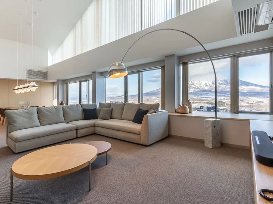 3 Bedroom Yotei Panorama Penthouse Suite | Living area | Flat-screen TV, Netflix, streaming services
