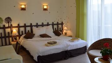 Literie de qualité supérieure, décoration personnalisée, bureau